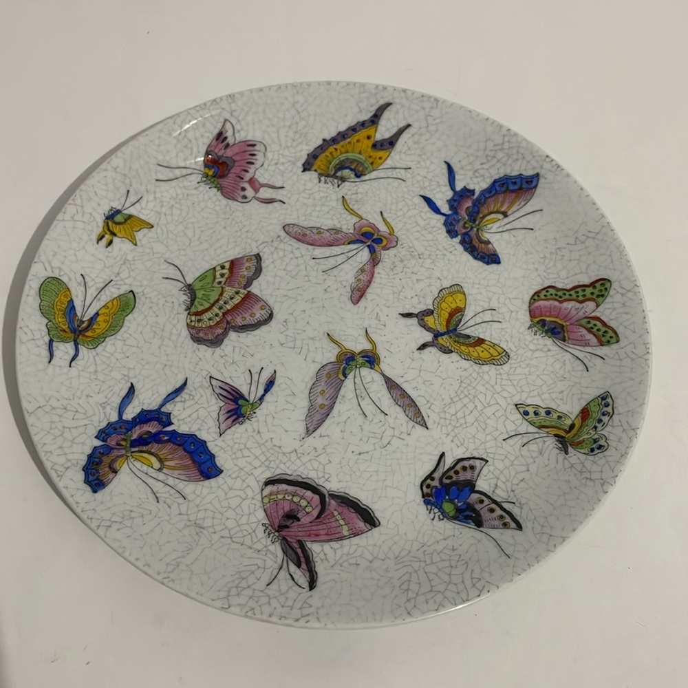 Butterfly Decorative Display Plate